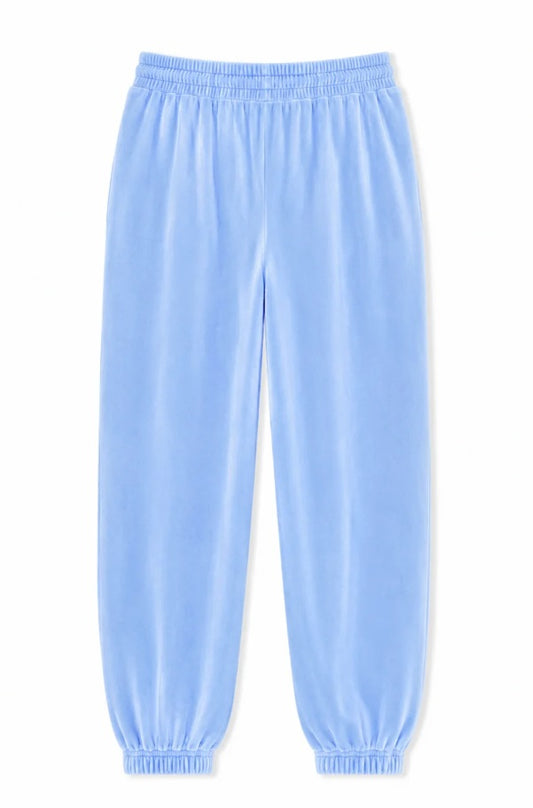 Jade Velour Jogger