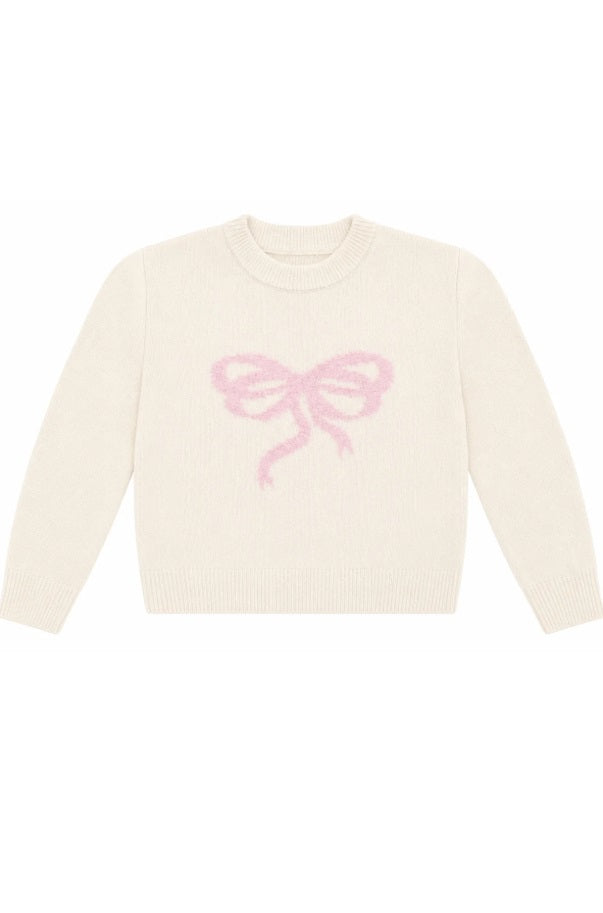 Maggie Intarsia Crew Sweater