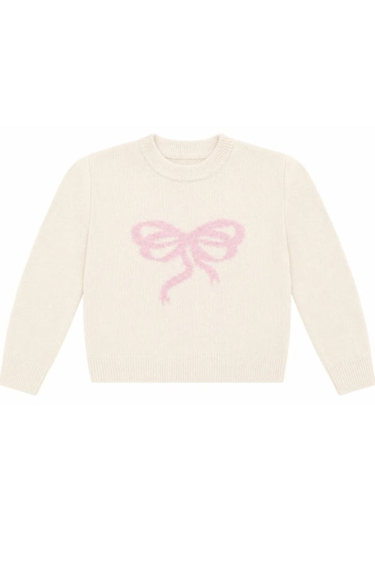 Maggie Intarsia Crew Sweater