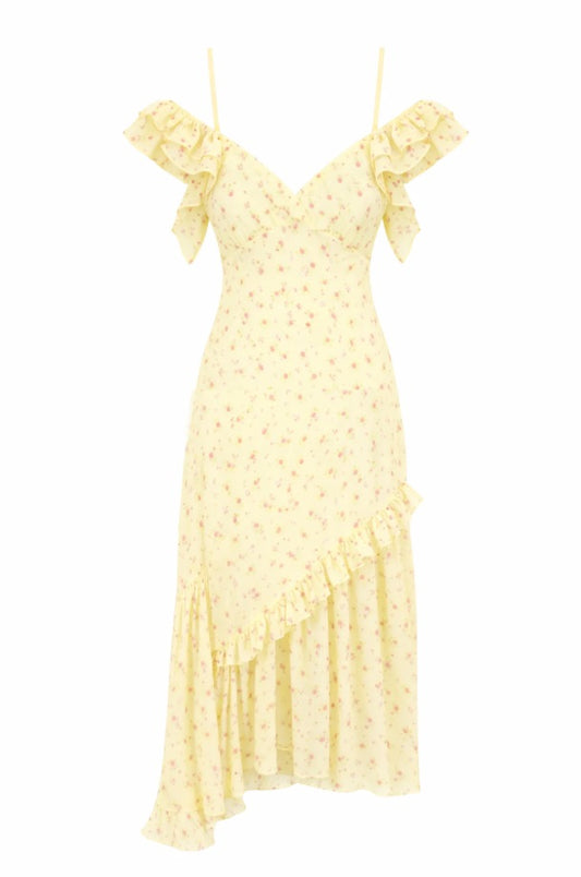 Girl's Magnolia Printed Maxi Dress