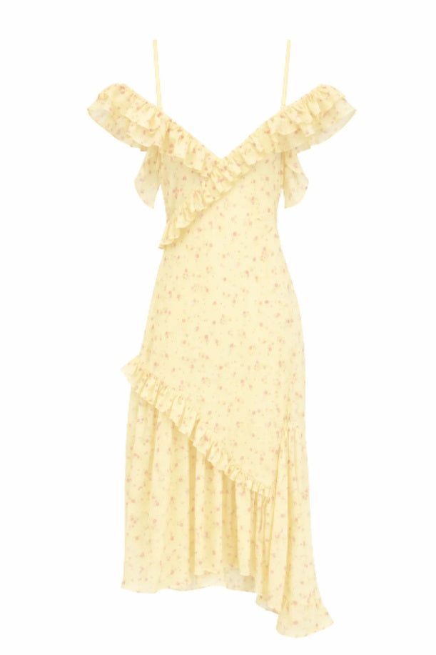 Girl's Magnolia Printed Maxi Dress