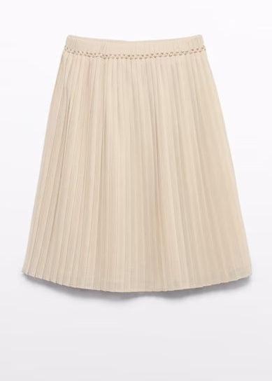 Girl Midi Pleated Skirt