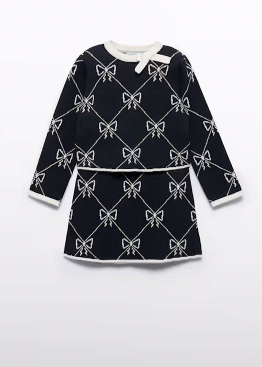 Girl Knit Skirt Set
