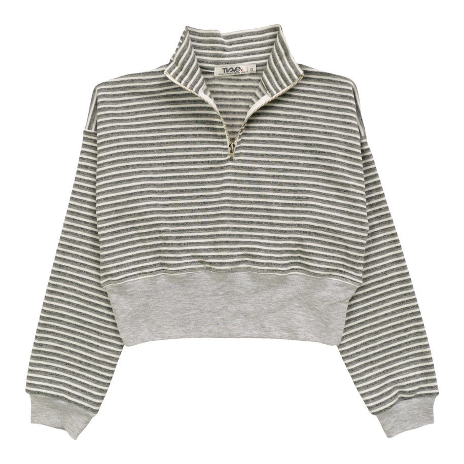 1/4 Zip Mock Neck Top