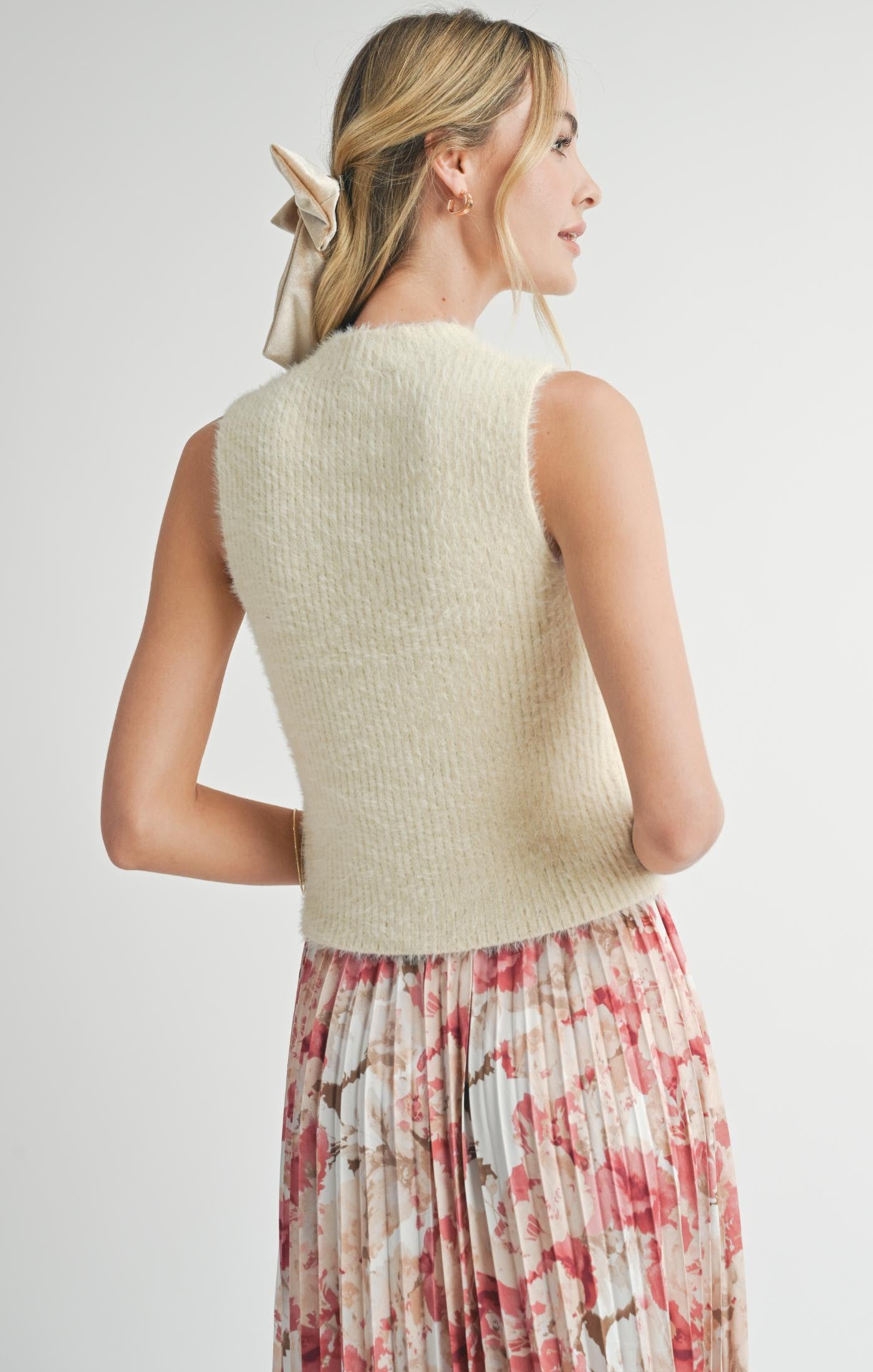 Fuzzy Sweater Tank