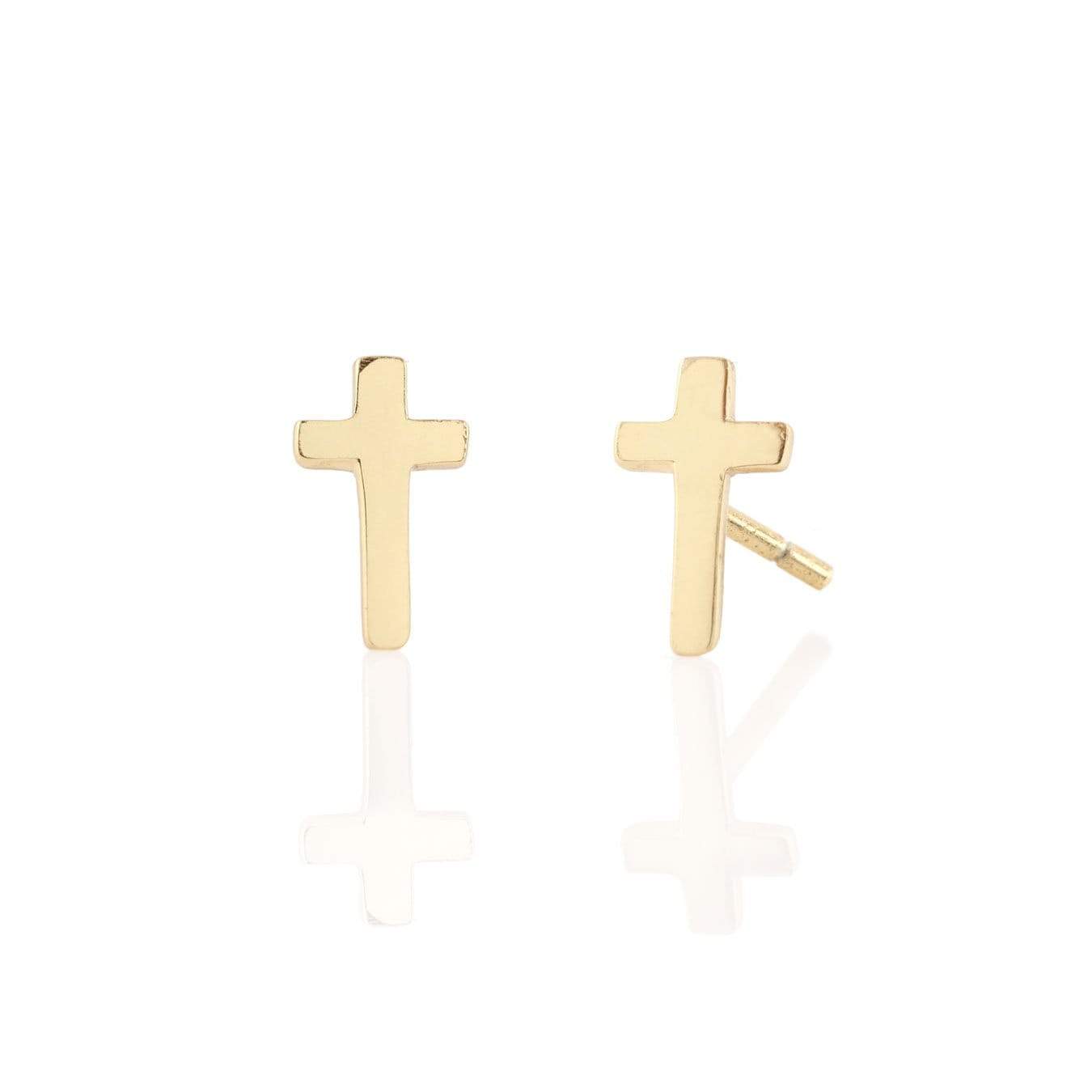 Cross Stud Earring